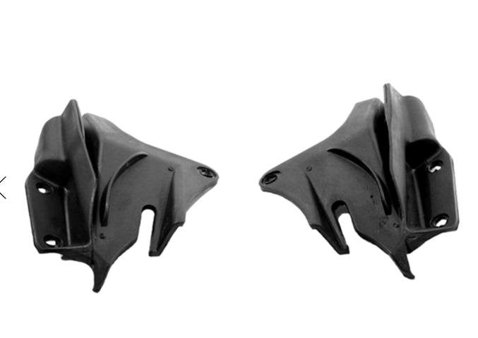 Door End Cap Filler Seals/U-Jambs - For 1967-1972 Dart and Barracuda 2-Door Hardtops and Convertibles - Image 1