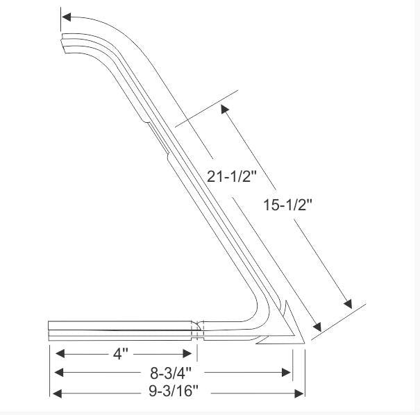 Door Vent Window Gasket - For 1964-1970 Dodge A-100 - Thumbnail 2