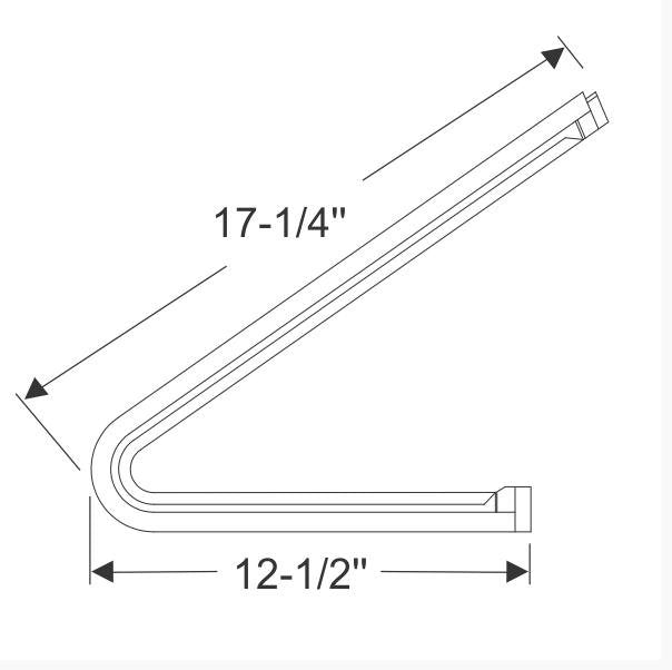 Rear Door Vent Window Gasket Set - For 1955-1956 Dodge 4-Door Sedans - Thumbnail 3