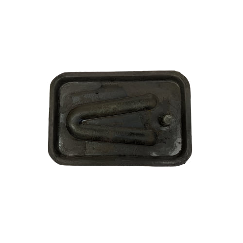 Brake Pedal Pad - For Fluid Drive Cars, Brown, Rectangular - Thumbnail 2