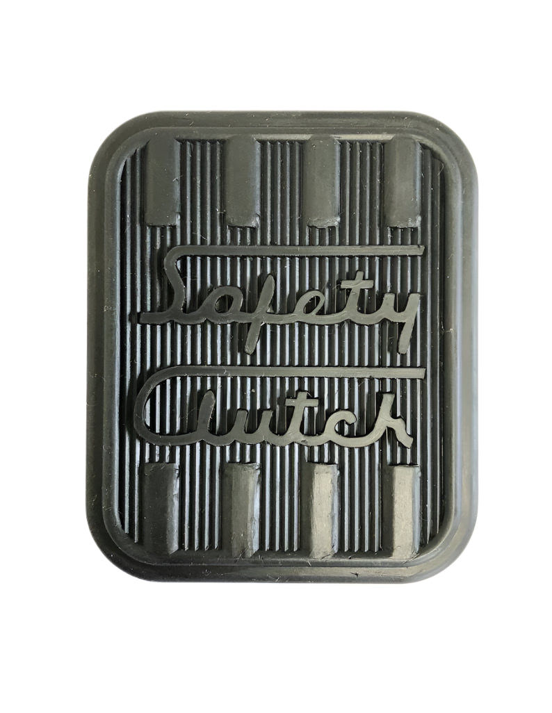 Clutch Pedal Pad - For Fluid Drive Cars, "Safety Clutch" Script - Thumbnail 1