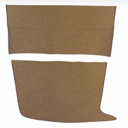 Trunk Mat - Brown Tweed Fabric, For 2-Door and 4-Door Sedans - Image 1