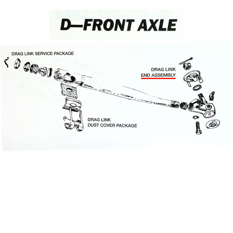 Drag Link End Assembly - Thumbnail 2