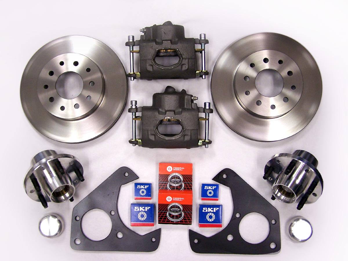 Disc Brake Conversion Kit - For 1965-1972 Plymouth, Dodge and Chrysler C-Body, with Power Brakes and Master Cylinder Mounted on Front of Brake Booster - Thumbnail 1