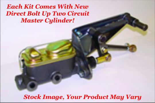 Disc Brake Conversion Kit - For 1965-1972 Plymouth, Dodge and Chrysler C-Body, with Power Brakes and Master Cylinder Mounted on Front of Brake Booster - Thumbnail 3