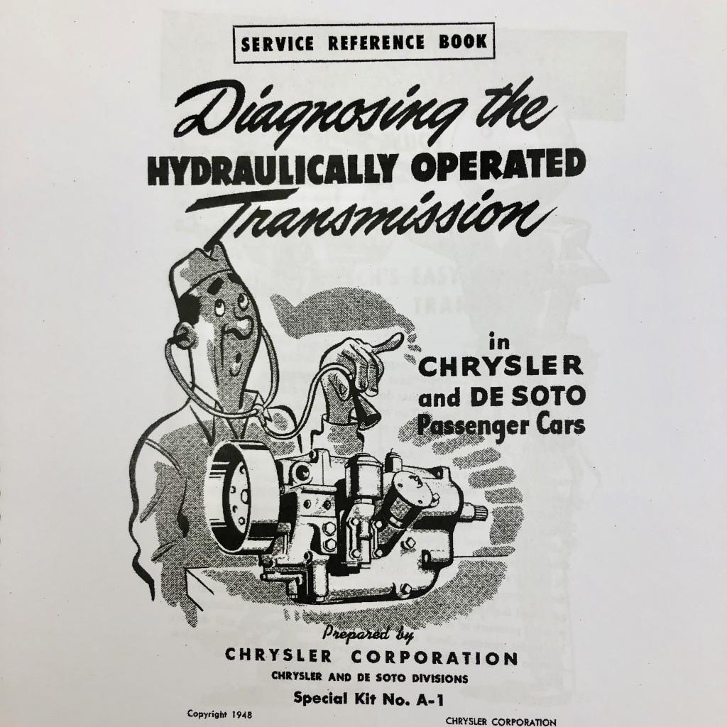 Fluid Drive & Semi-Automatic Transmission Shop Manual & Troubleshooting Guide - 1946-1954 Chrysler, Dodge, DeSoto - Thumbnail 1