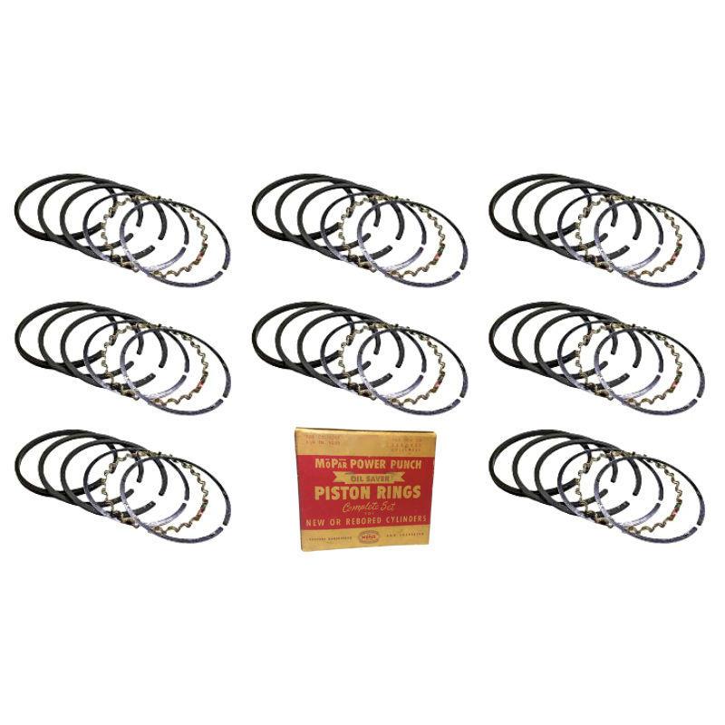 Piston Ring Set - Straight 8 Engine - Image 1