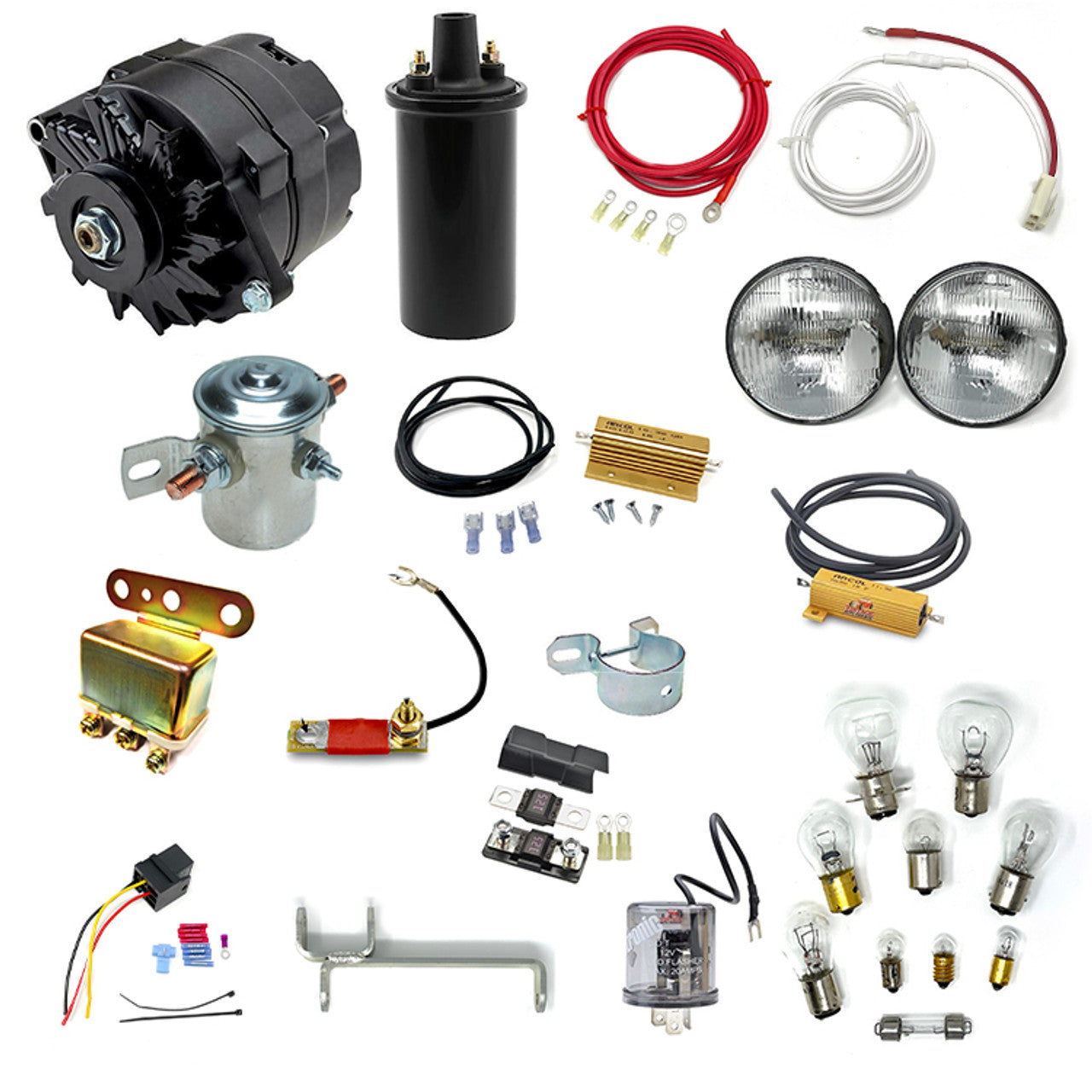 6 to 12-Volt Electric Conversion Kit - Complete Master Set with Instructions - Image 1