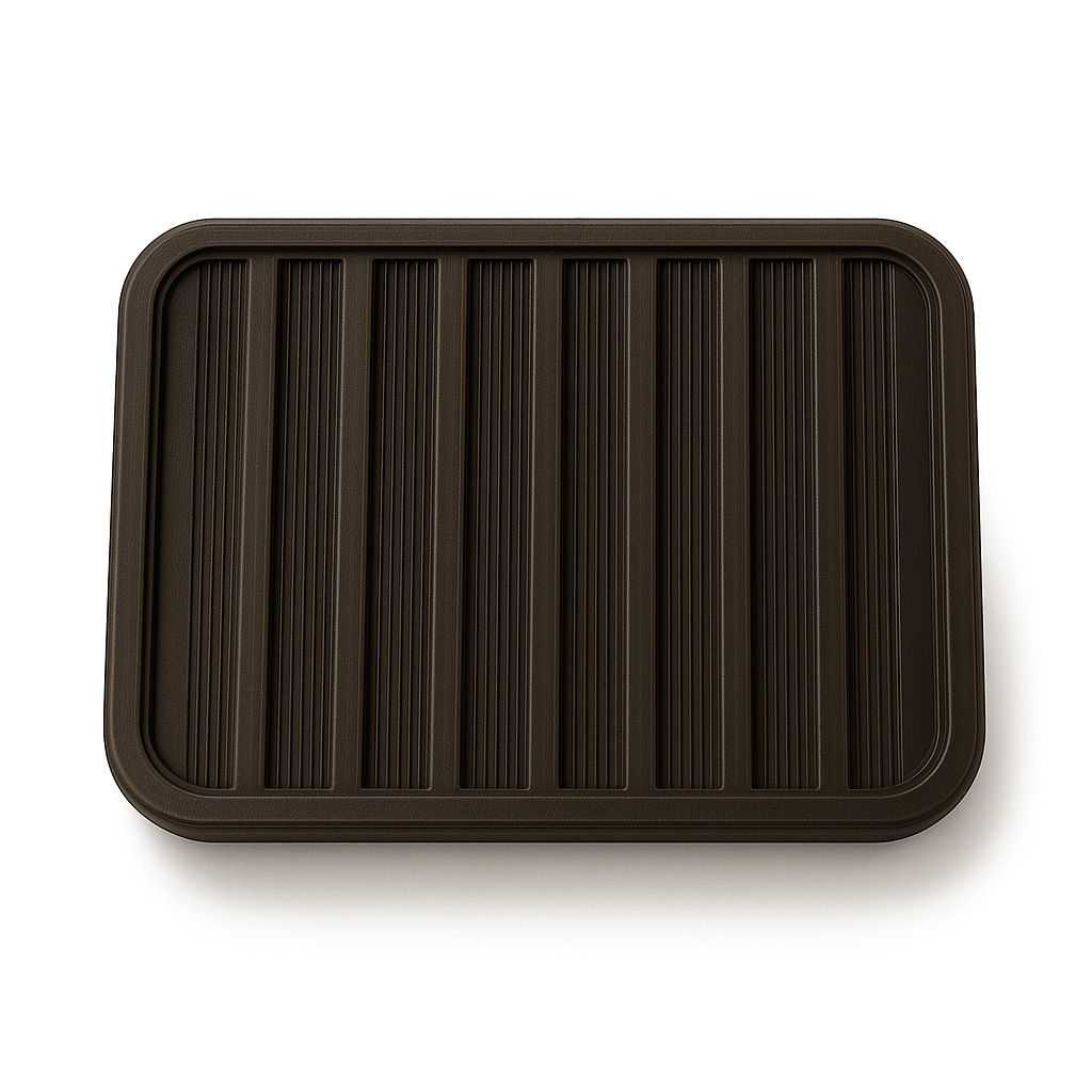 Brake Pedal Pad - For Fluid Drive Cars, Brown, Rectangular - Thumbnail 1