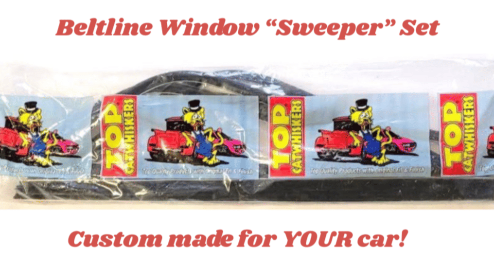 Beltline Window "Sweeper" Set - For 1971-1973 Chrysler New Yorker 4-Door Hardtops - Thumbnail 2