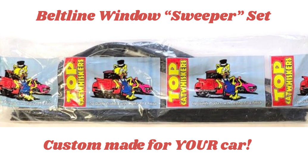 Beltline Window "Sweeper" Set - For 1968-1970 Dodge Charger - Thumbnail 3