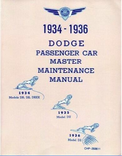 Shop Manual - 1934-1936 Dodge - Image 1