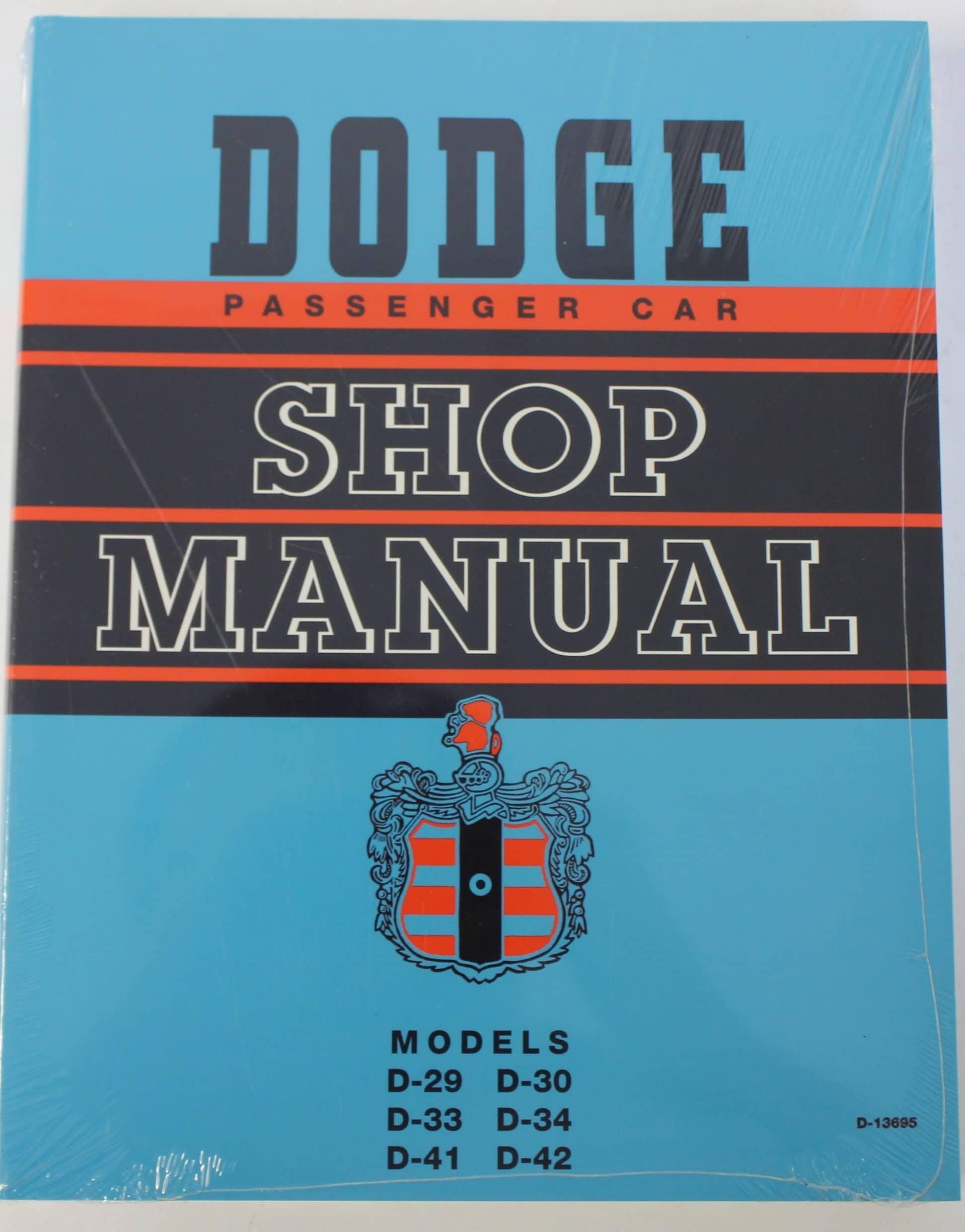 Shop Manual - 1949-1952 Dodge - Image 1