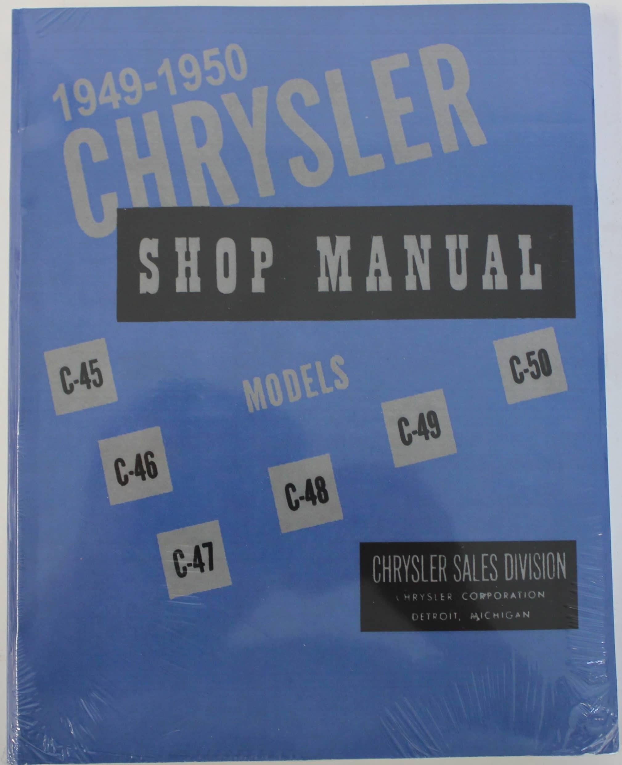 Shop Manual - 1949-1950 Chrysler - Image 1