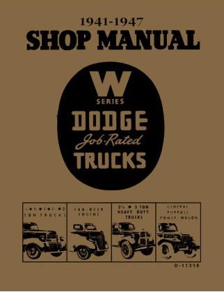 Shop Manual - 1941-1947 W Series Trucks - Image 1