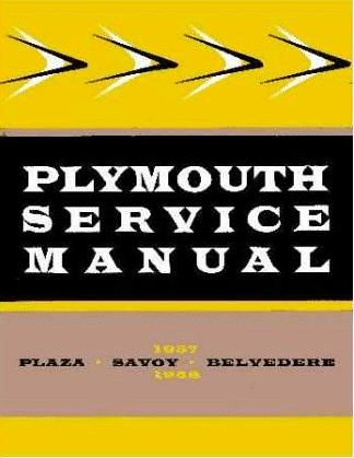 Shop Manual - 1957-1958 Plymouth - Image 1