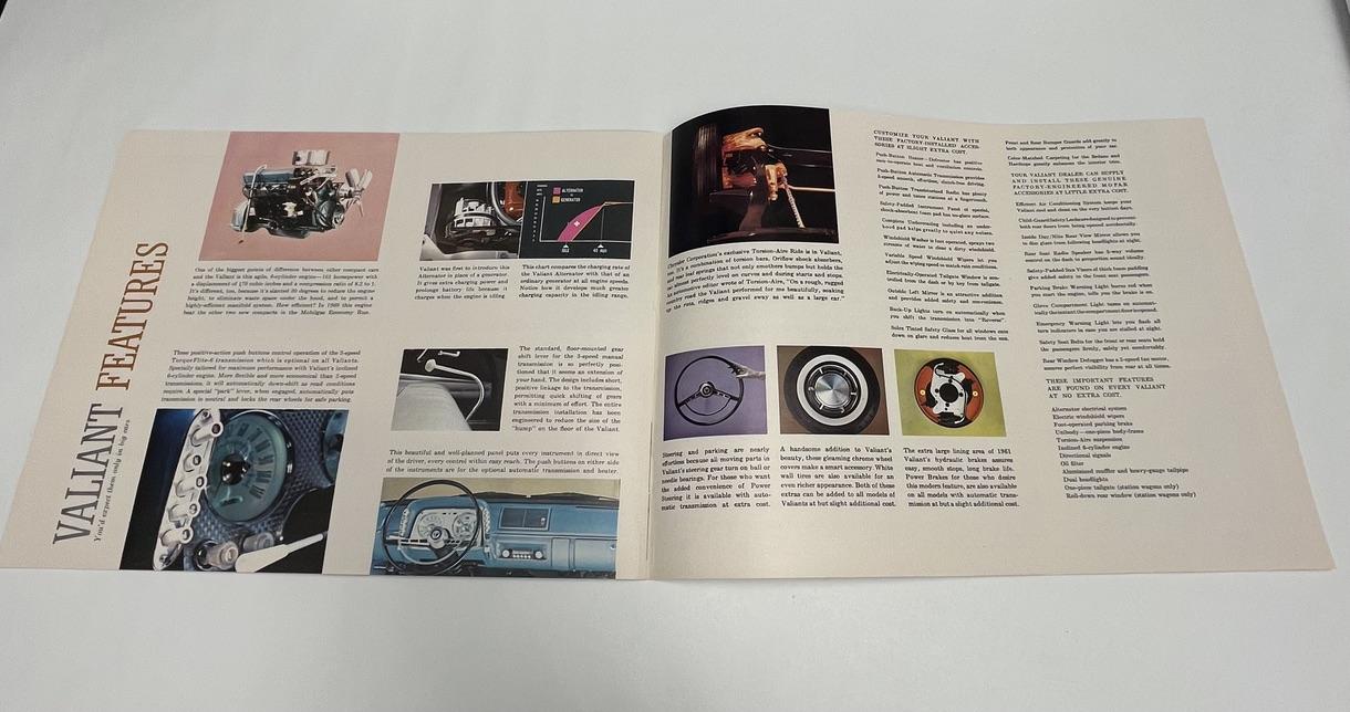 Original 1961 Plymouth Valiant Sales Brochure - Thumbnail 4