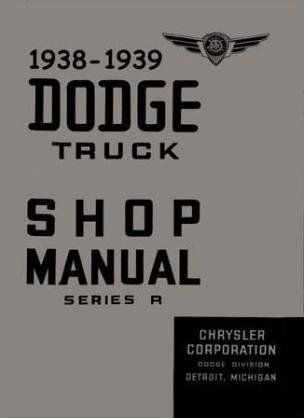 Shop Manual - 1938-1939 Dodge Truck - Image 1
