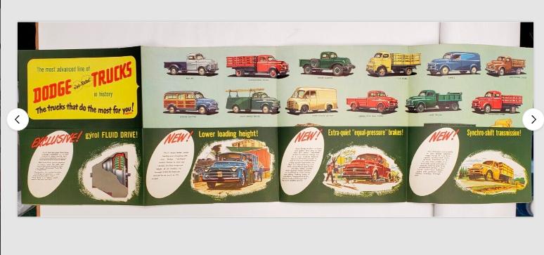 Orginal 1951 Dodge B-3 Truck Sales Brochure - Thumbnail 2