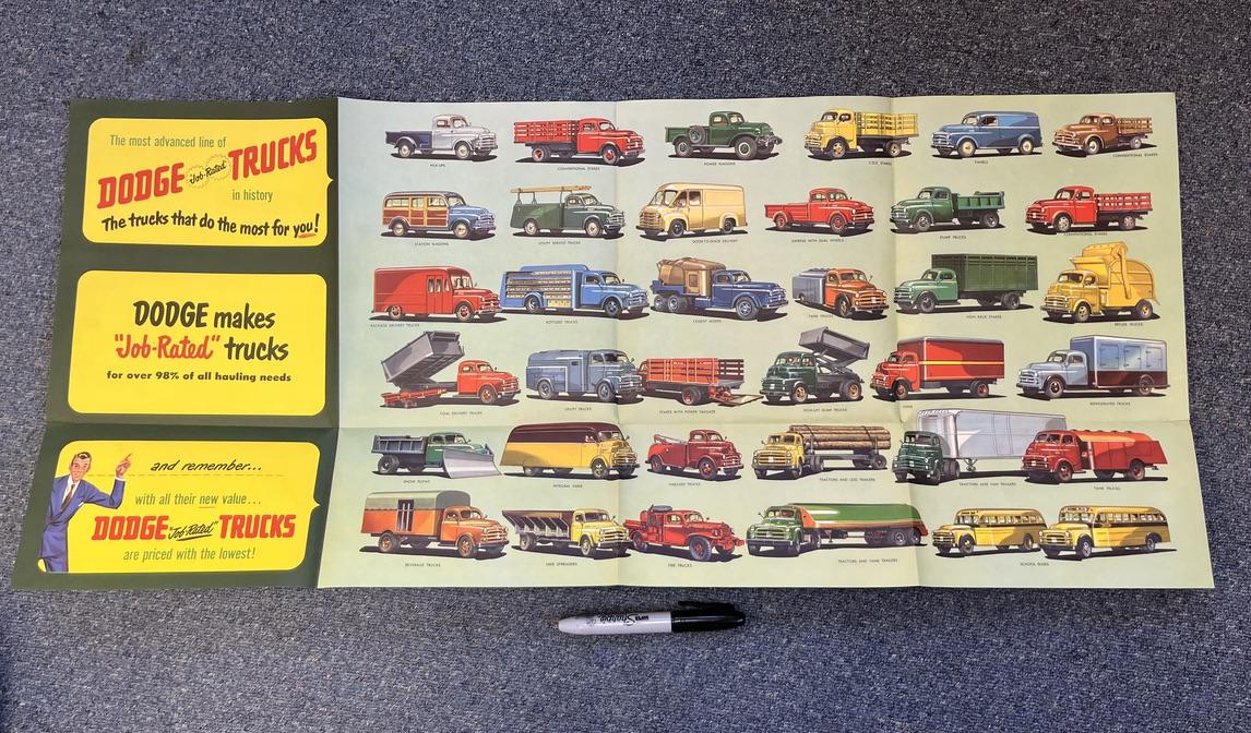 Orginal 1951 Dodge B-3 Truck Sales Brochure - Thumbnail 3