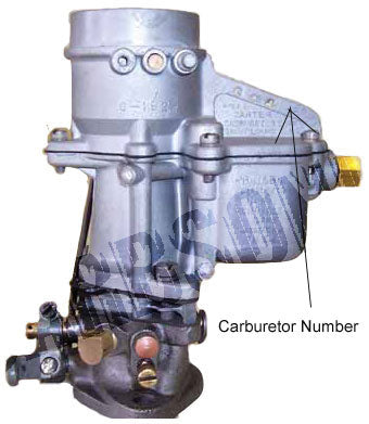 Carburetor Rebuild Kit - Single Barrell Carter 6 Cylinder Cars - Thumbnail 2