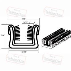 Sliding Side Window Channel - Thumbnail 2