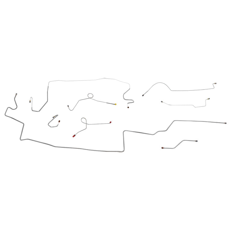 Brake Line Kit - For 1968-1969  Plymouth Valiant, Barracuda with Power Disc Brakes, 8 3/4" Rear End - Image 1