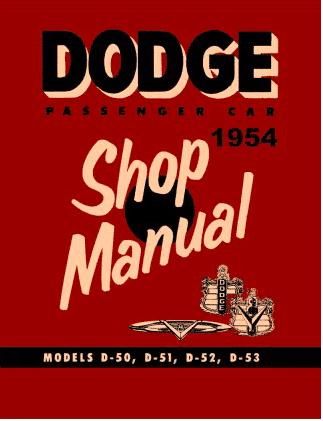 Shop Manual - 1954 Dodge - Image 1