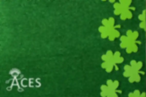 green st patrick's day clovers