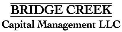 Bridge Creek Capital Management