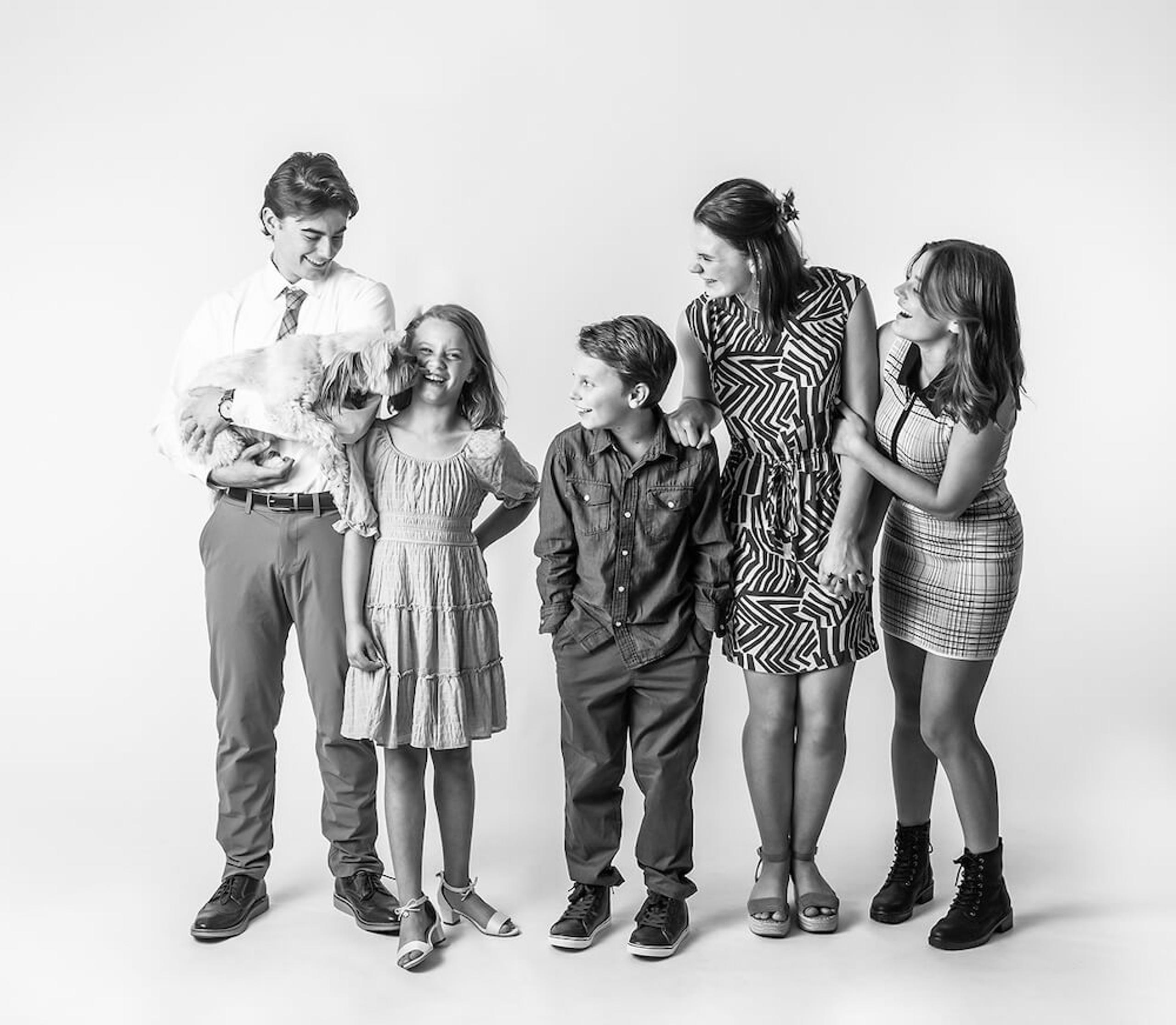 dr. ure's family laughing