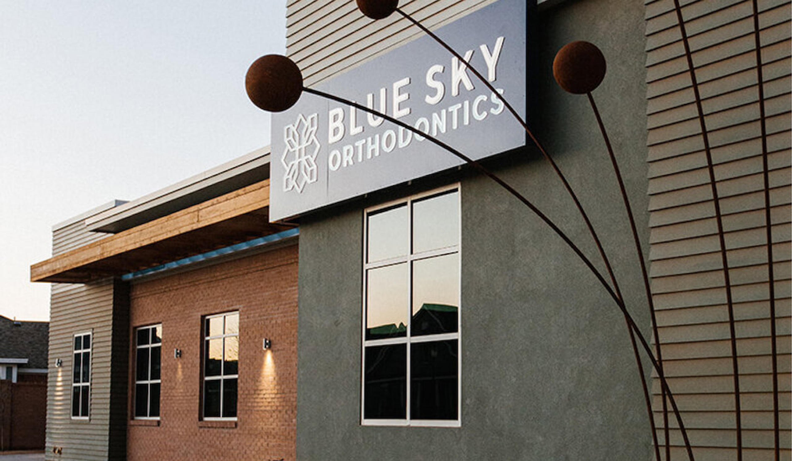 office exterior entrance sign
