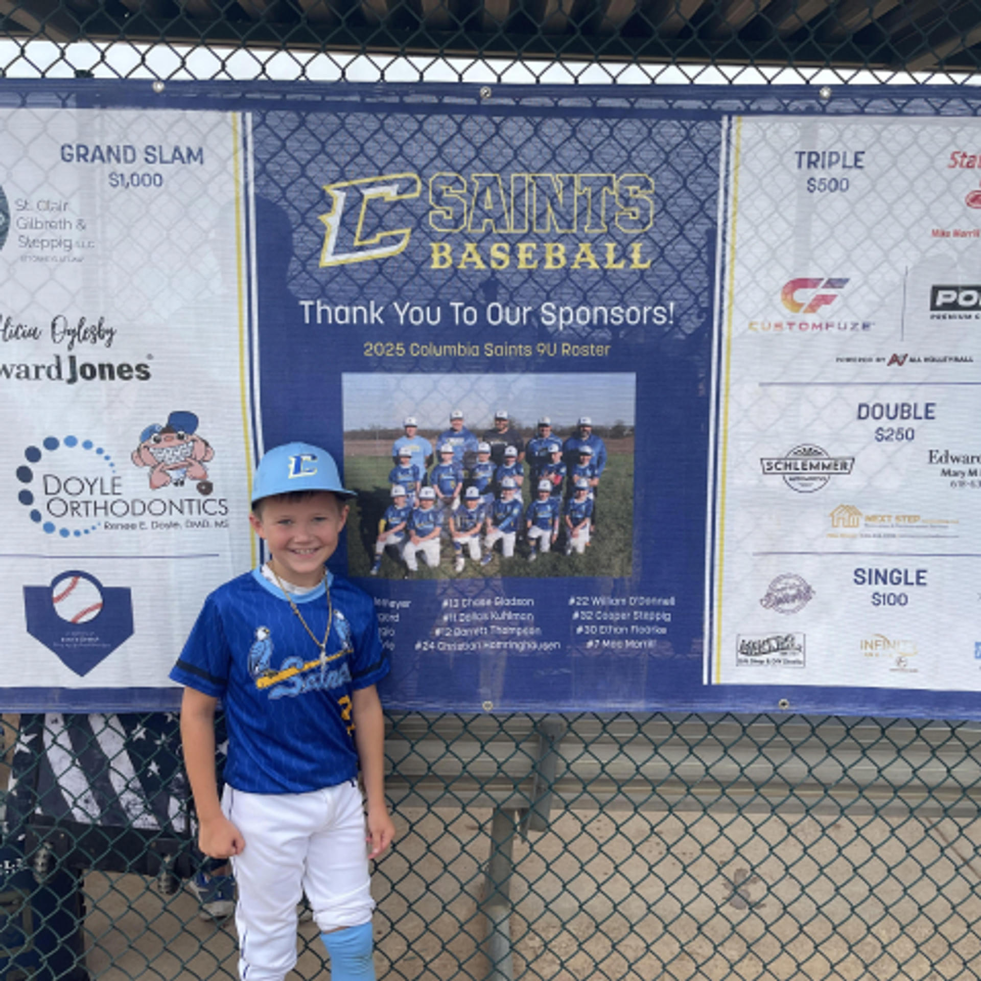 a young baseball player