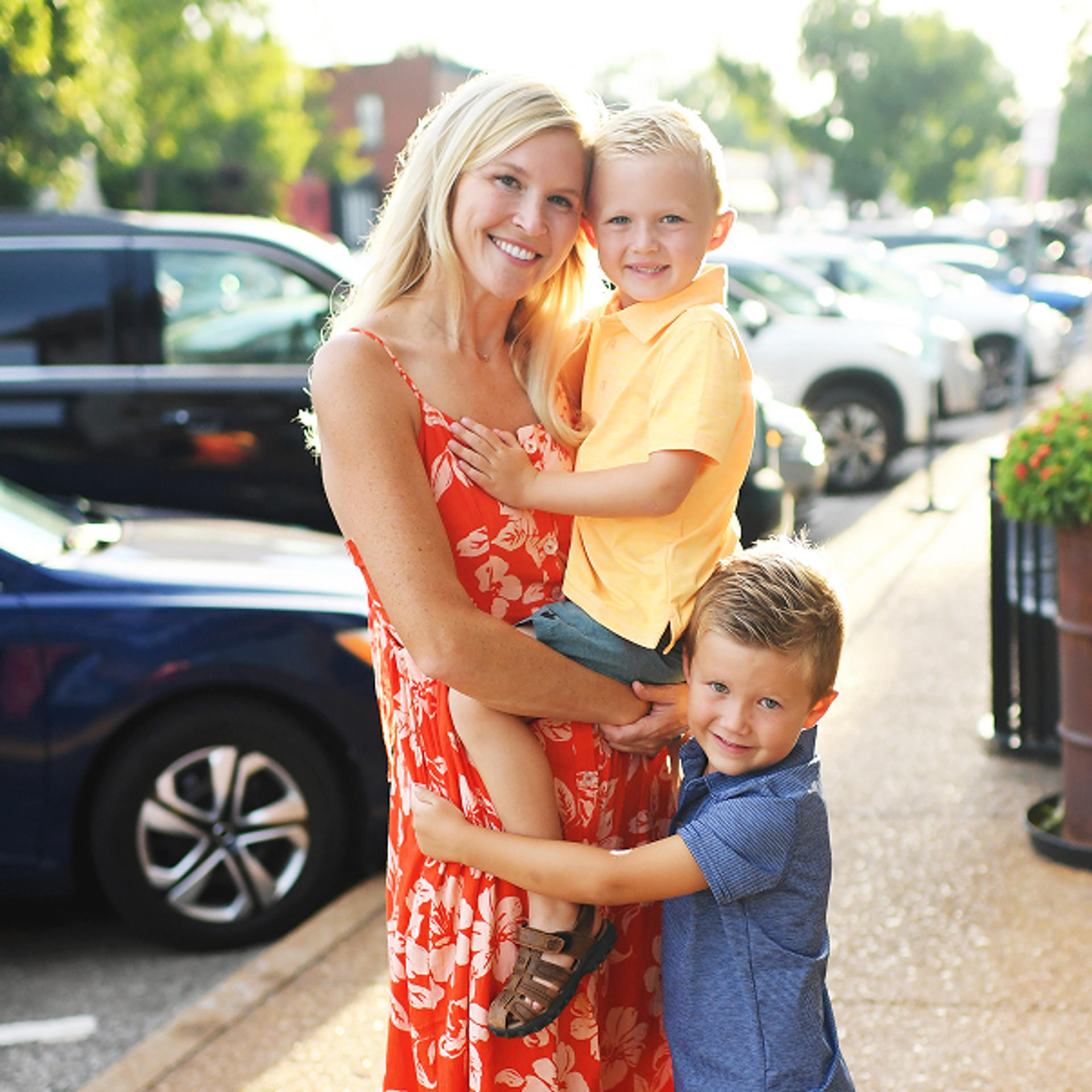 doctor Renee Doyle with her kids