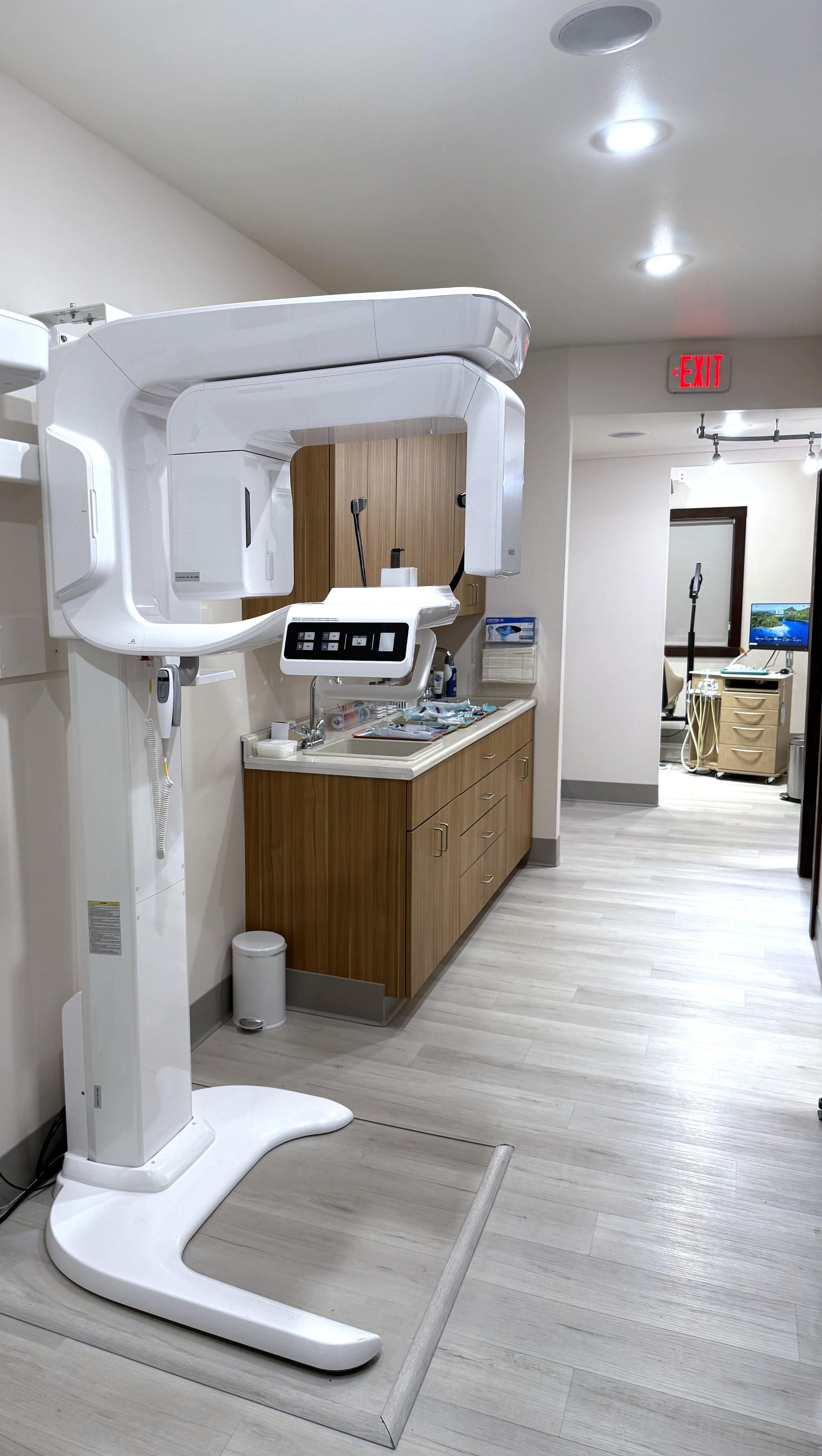 orthodontic equipment and a sink at Doyle Orthodontics