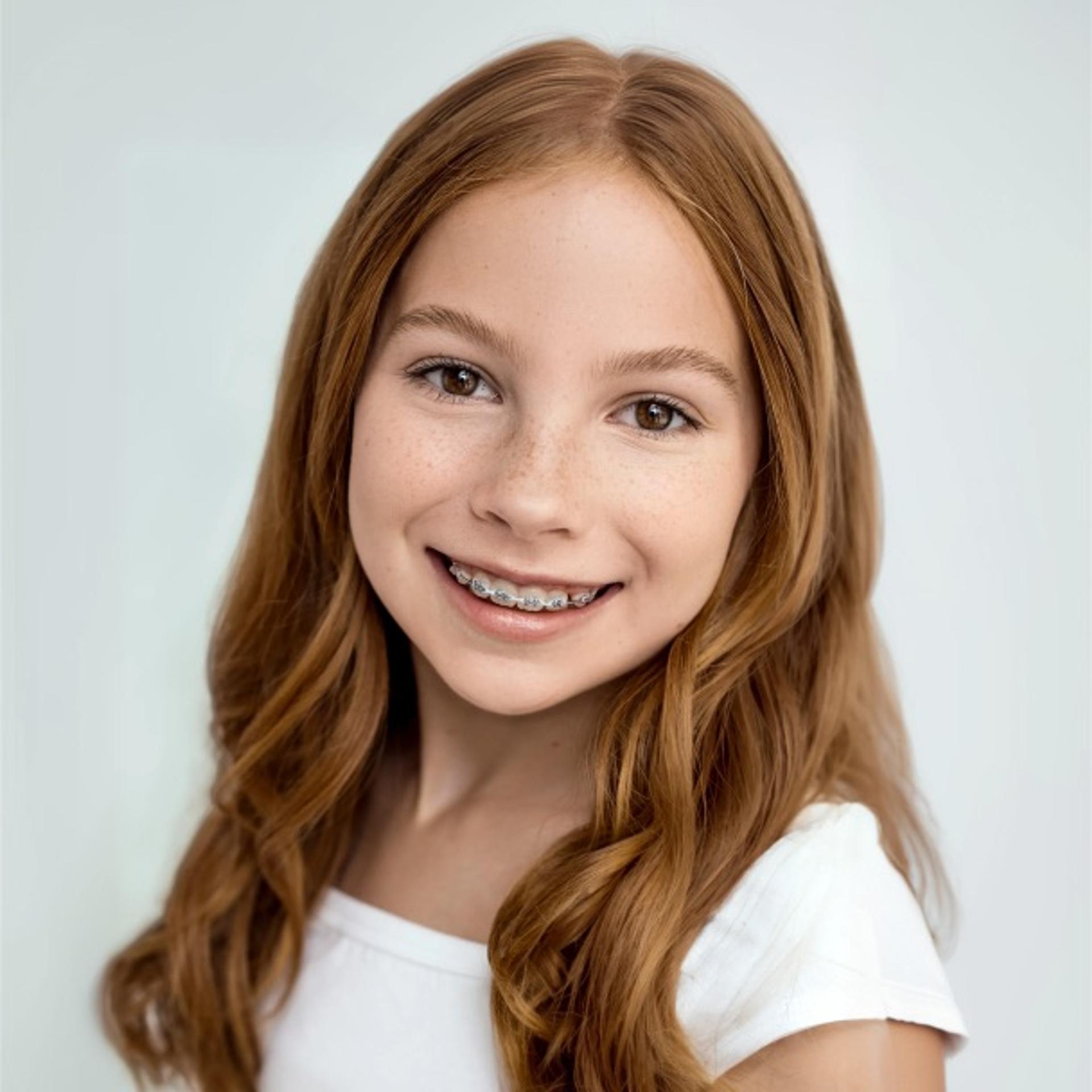 smiling teen girl