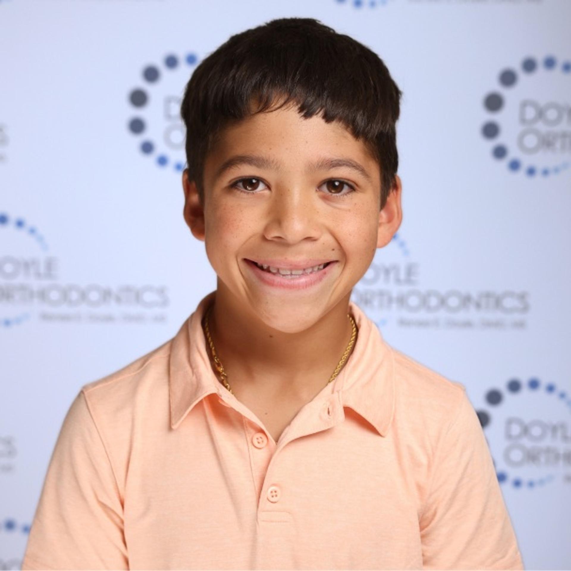 smiling teen boy