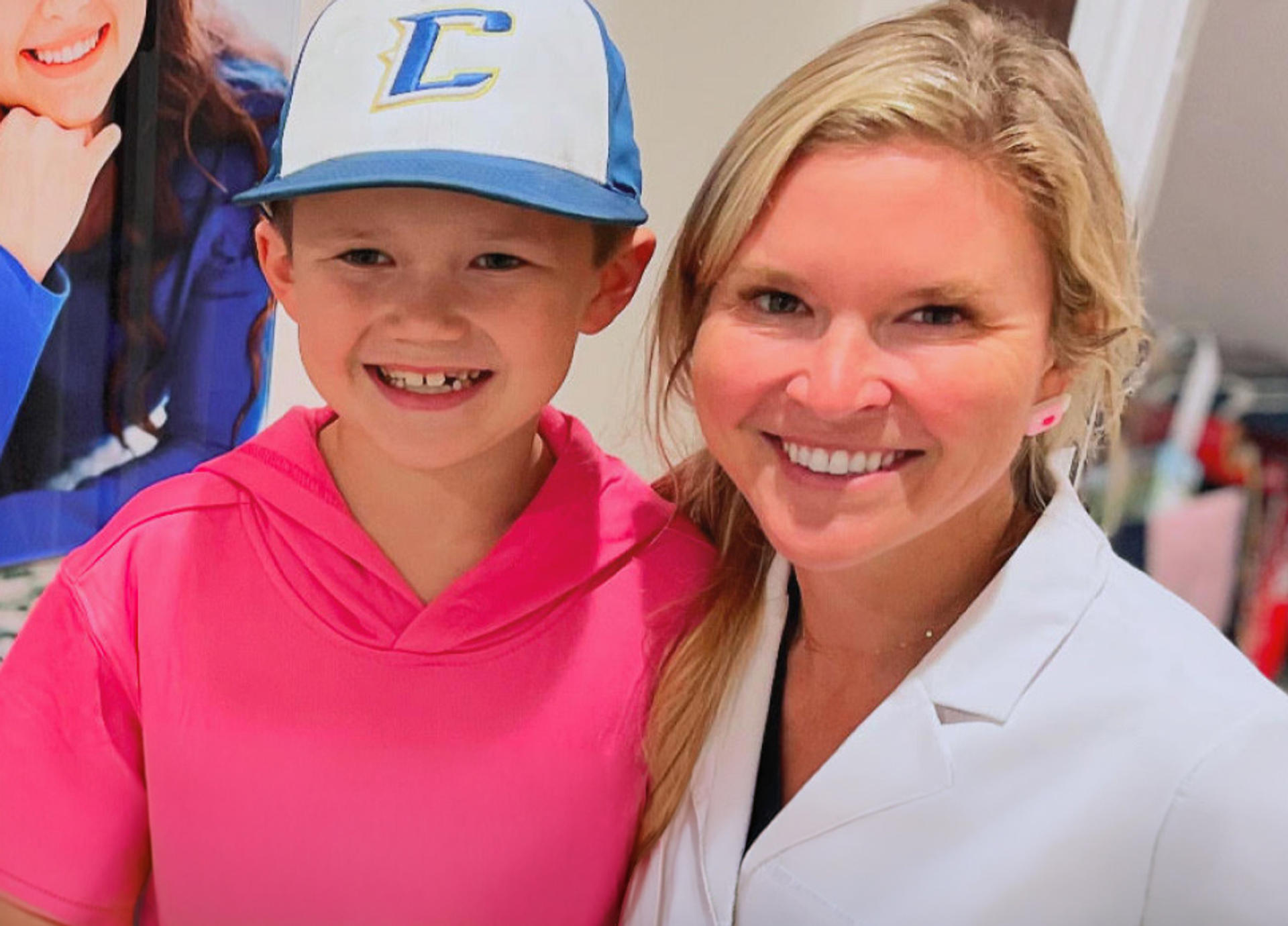 doctor doyle and patient smiling
