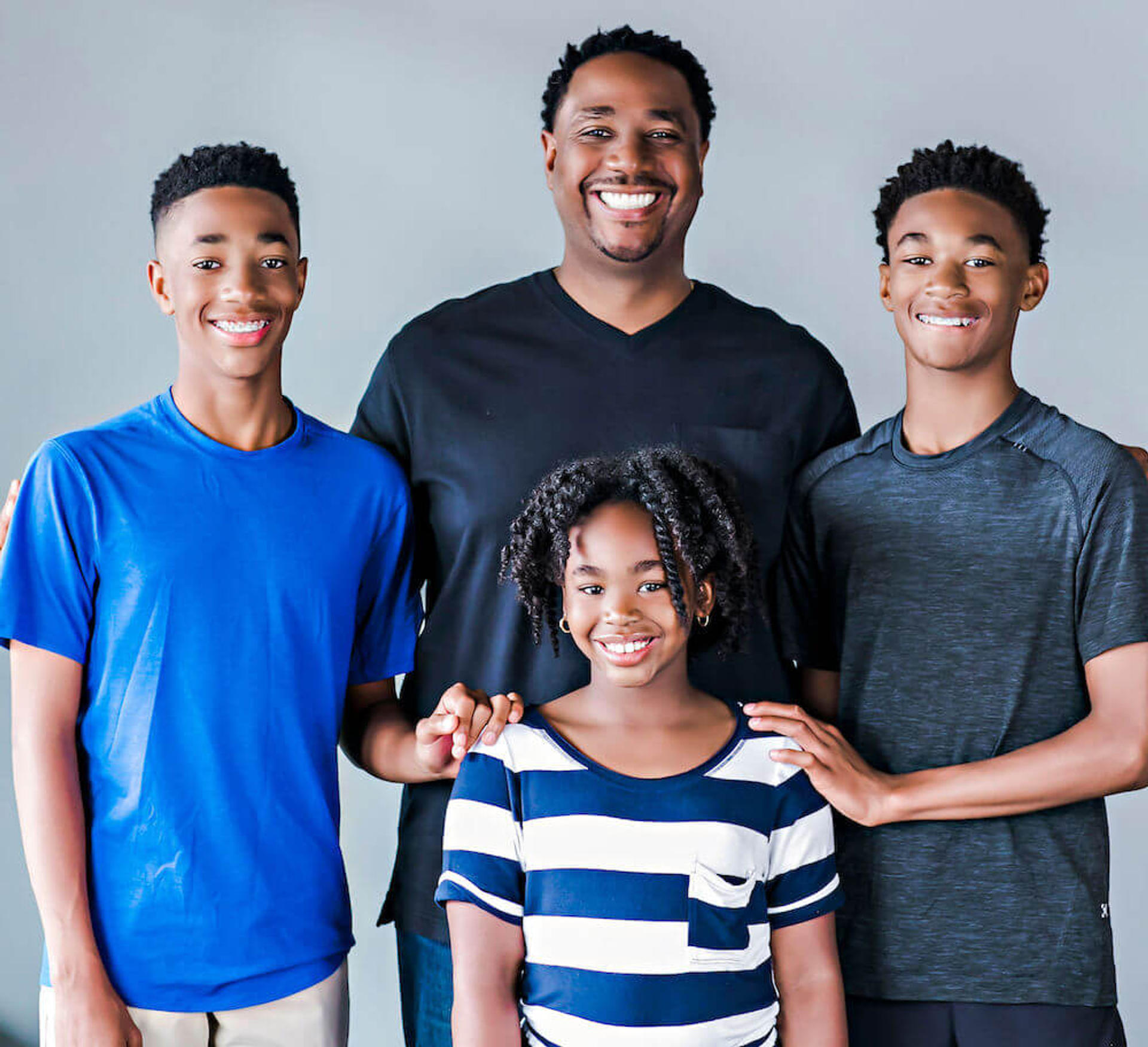 smiling family