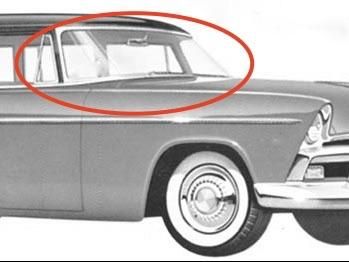 Windshield Rubber fits Plymouth for years 1955-1956 | Andy