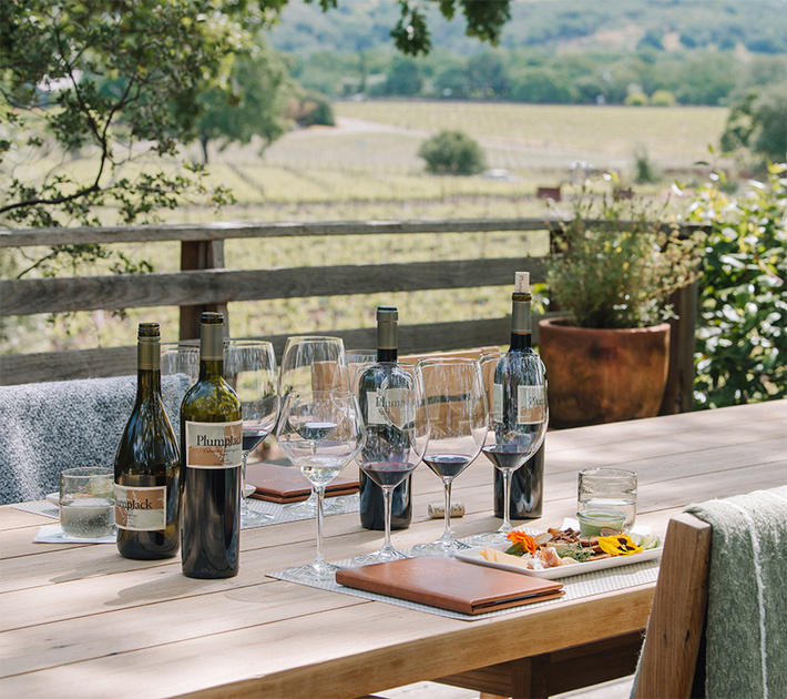 Collectors tasting experience at Plumpjack Estate Winery.