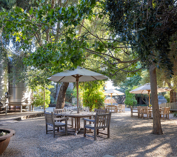 Tables at Plumpjack Estate Winery