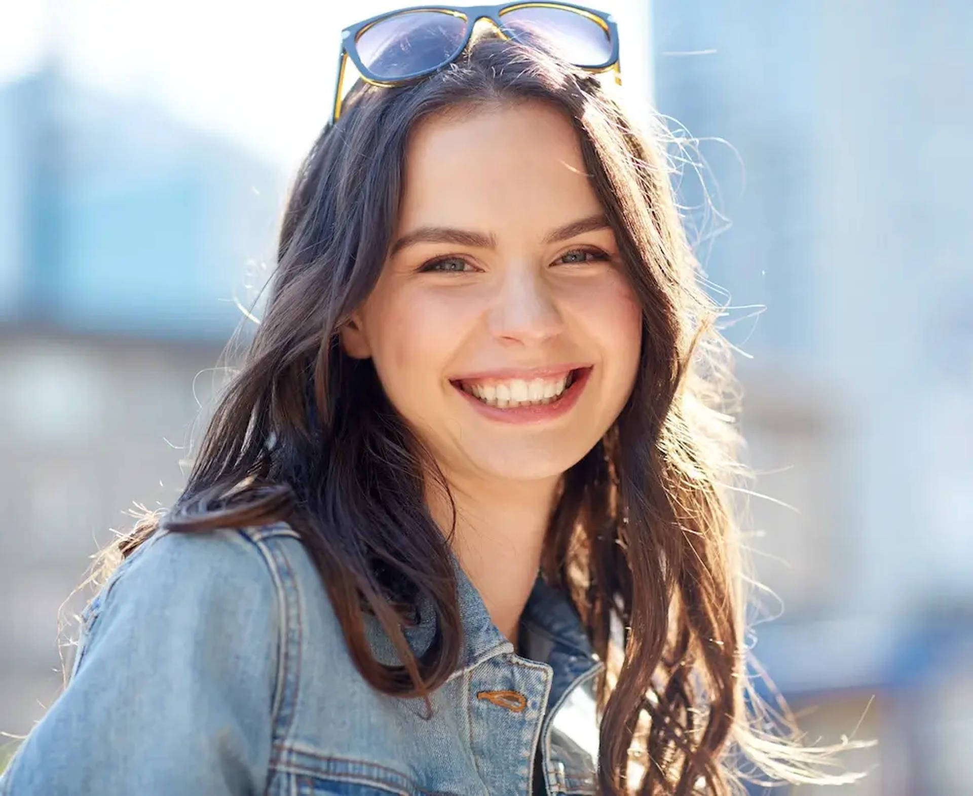 smiling teenage girl