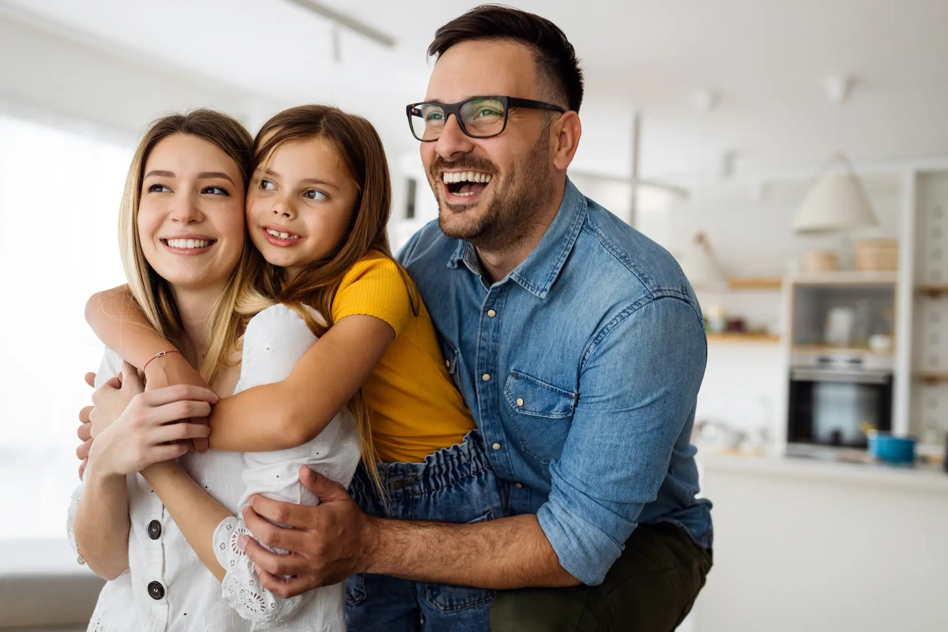 smiling family