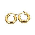 Fine Jewelry 925 Sterling Silver Hoop Earring for Women Hollow Circle Earrings 18K Gold Plated Luxury Earrings Mother’s Day Gift