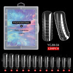Professional 120PCS/Box Quick Building Mold Nail Tips Dual Forms False Nails for Nail Extension Forms