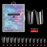 Professional 120PCS/Box Quick Building Mold Nail Tips Dual Forms False Nails for Nail Extension Forms