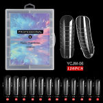 Professional 120PCS/Box Quick Building Mold Nail Tips Dual Forms False Nails for Nail Extension Forms