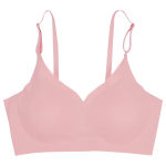 Laser Cut Seamless Wireless Push Up Bra Basic Crop Top Por Mayor Padded Women Brassier Ice Silk Seamless Bra