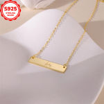 Lucky Source Personalized Jewelry Custom Engraving English Name Necklace Mother’s Day Gift